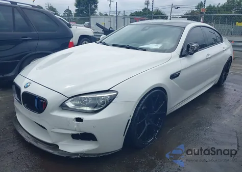 2014 BMW M6 Gran Coupe from USA, damaged, VIN WBS6C9C57ED466806